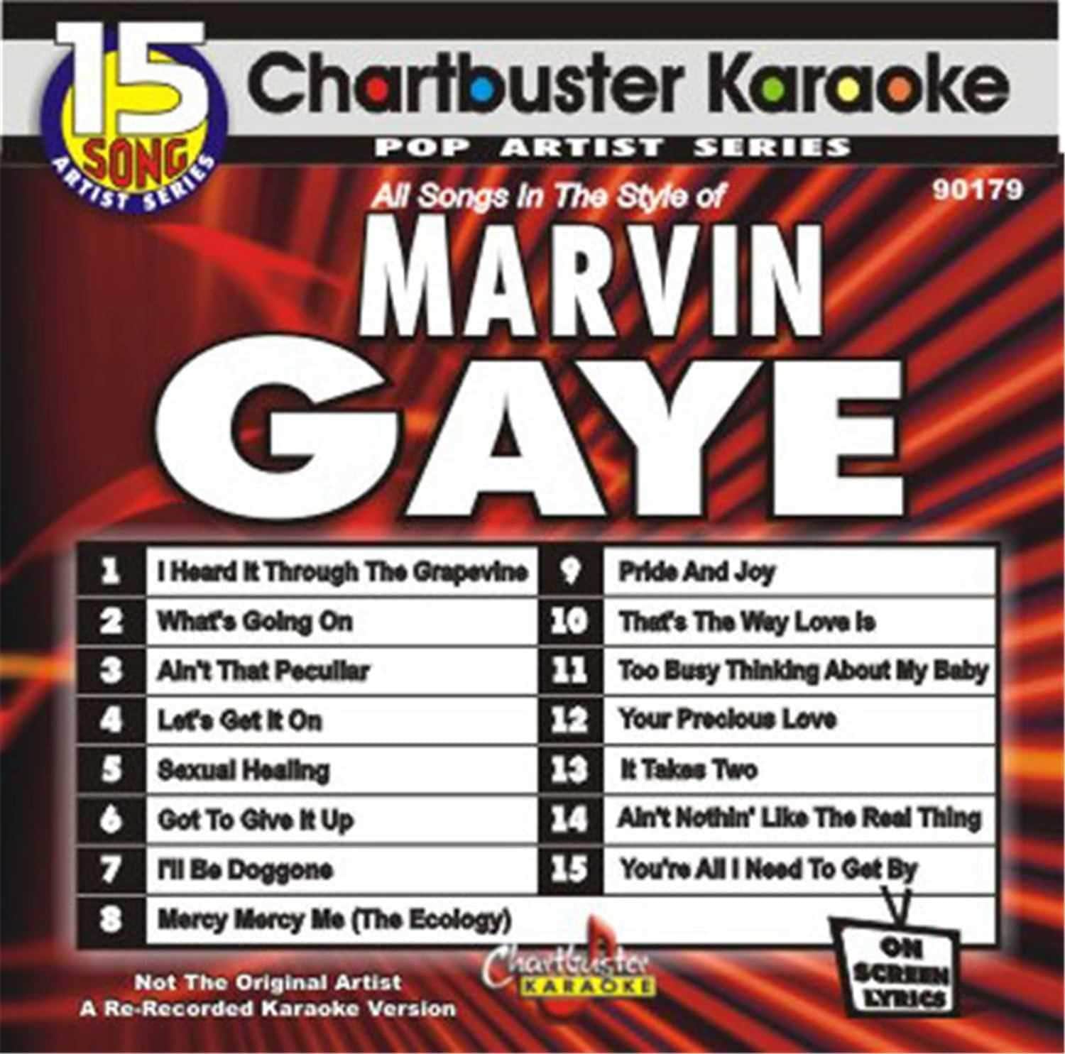 Chartbuster Karaoke Pro Disc Marvin Gaye - ProSound and Stage Lighting