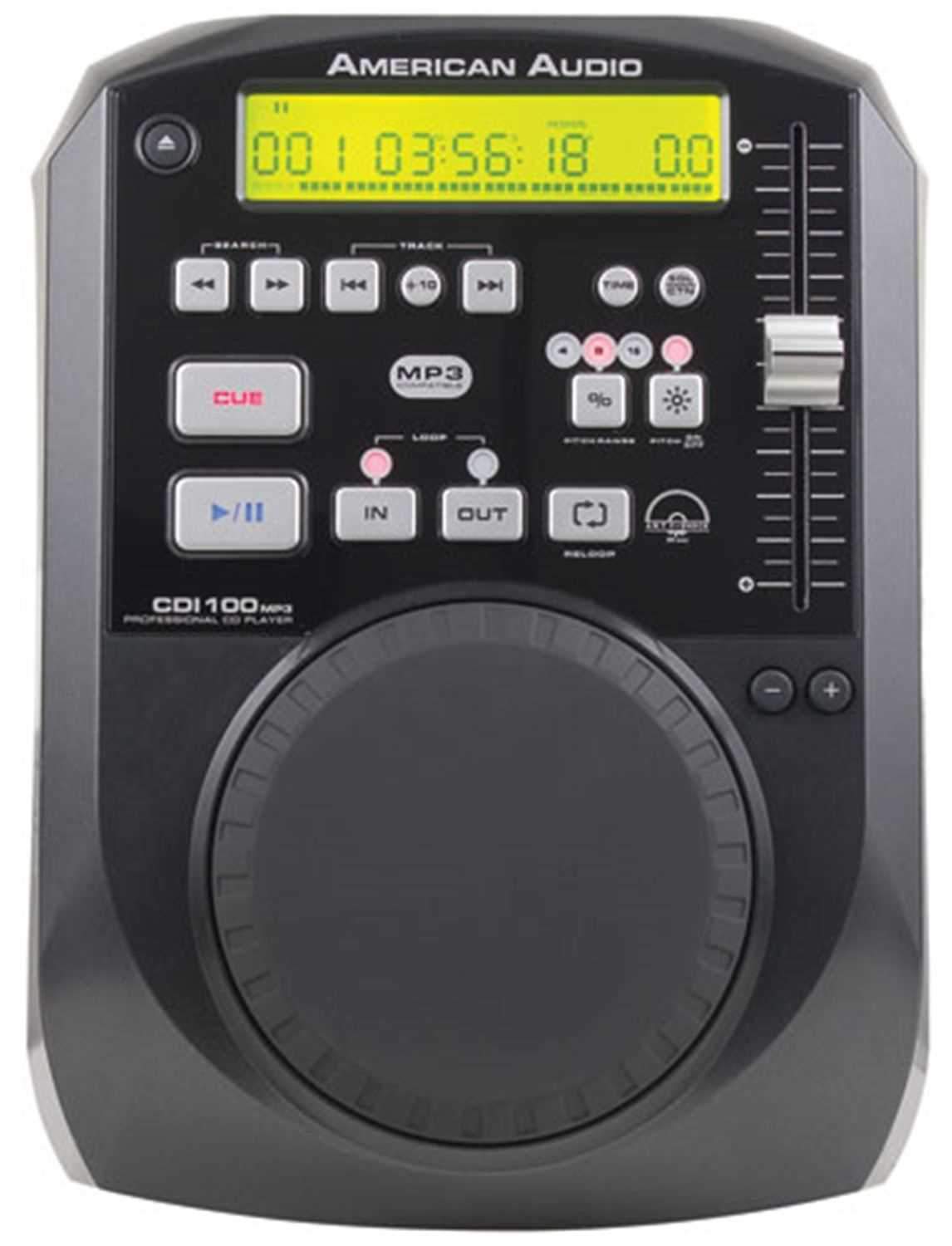 American Audio CDI-100-MP3 Single CD Player - ProSound and Stage Lighting