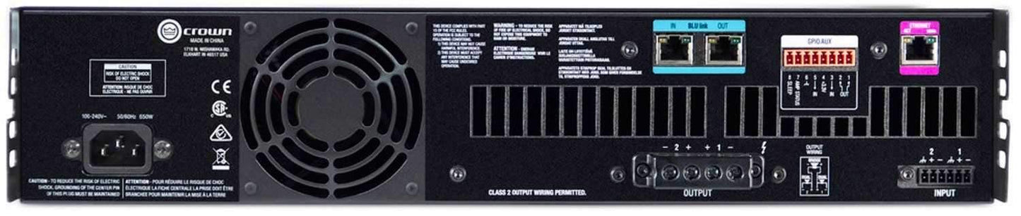 Crown CDi DriveCore 2-Channel 1200W Power Amplifier with BLU Link - ProSound and Stage Lighting
