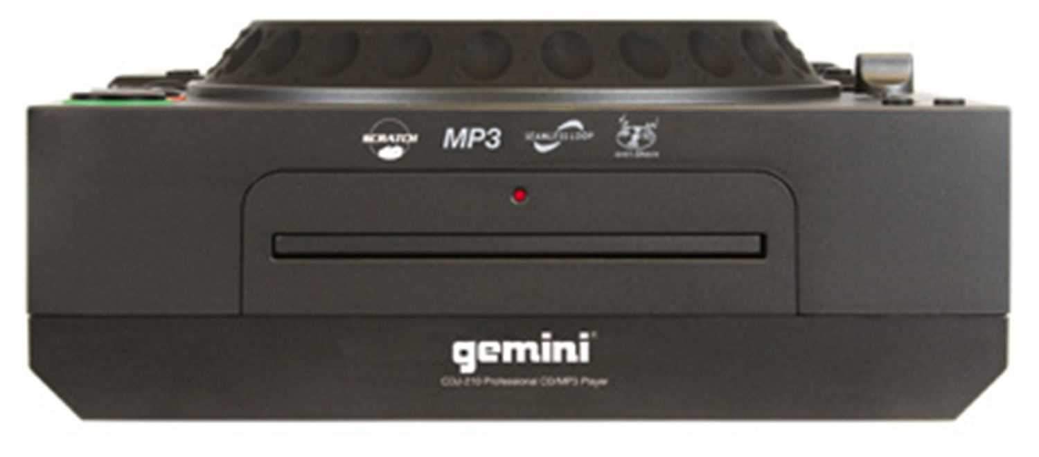 Gemini CDJ-210 TableTop Scratch MP3/CD Player - ProSound and Stage Lighting