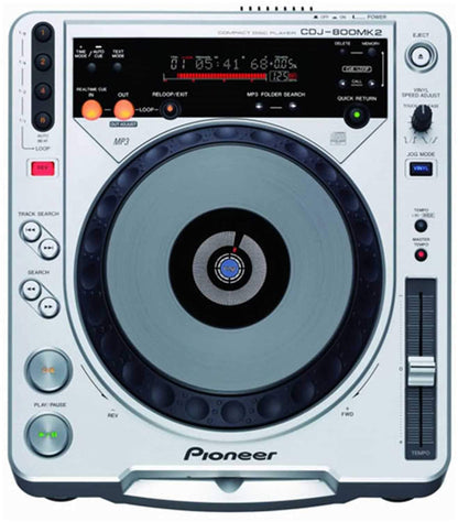 Pioneer CDJ-800MK2 Table Top CD Player With MP3 - ProSound and Stage Lighting