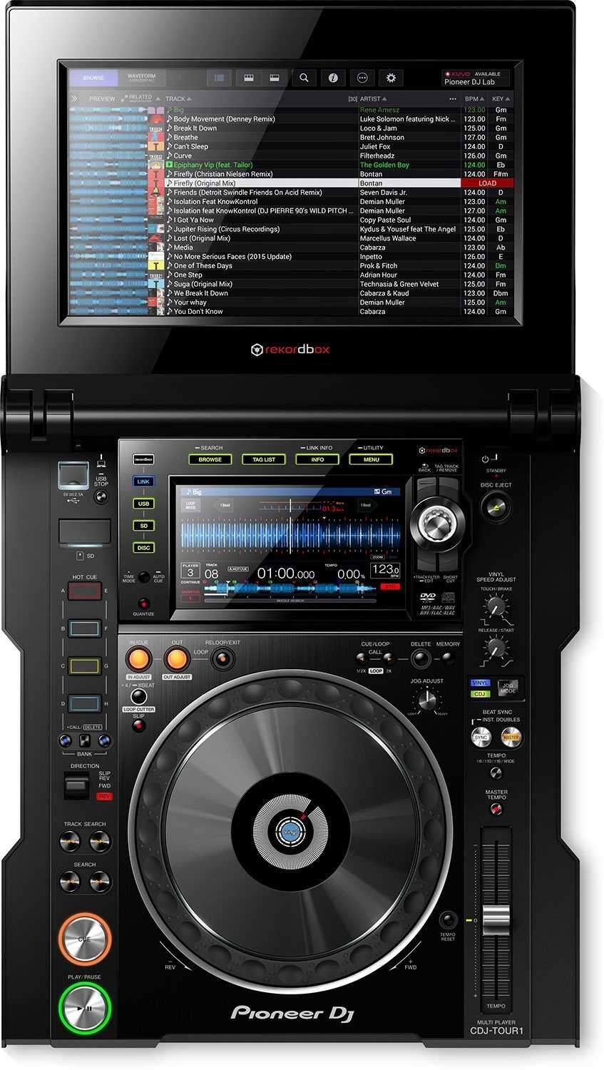 Pioneer CDJ-TOUR1 Tour System DJ Multi Player - ProSound and Stage Lighting