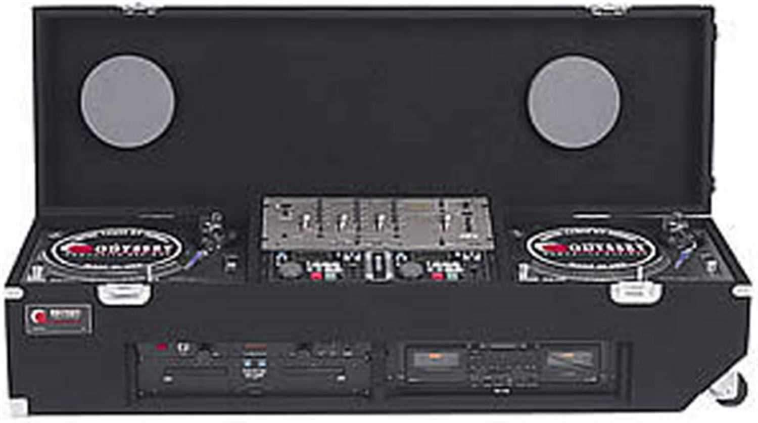 Odyssey CDJ19R06W Carpeted DJ Combo Case - ProSound and Stage Lighting
