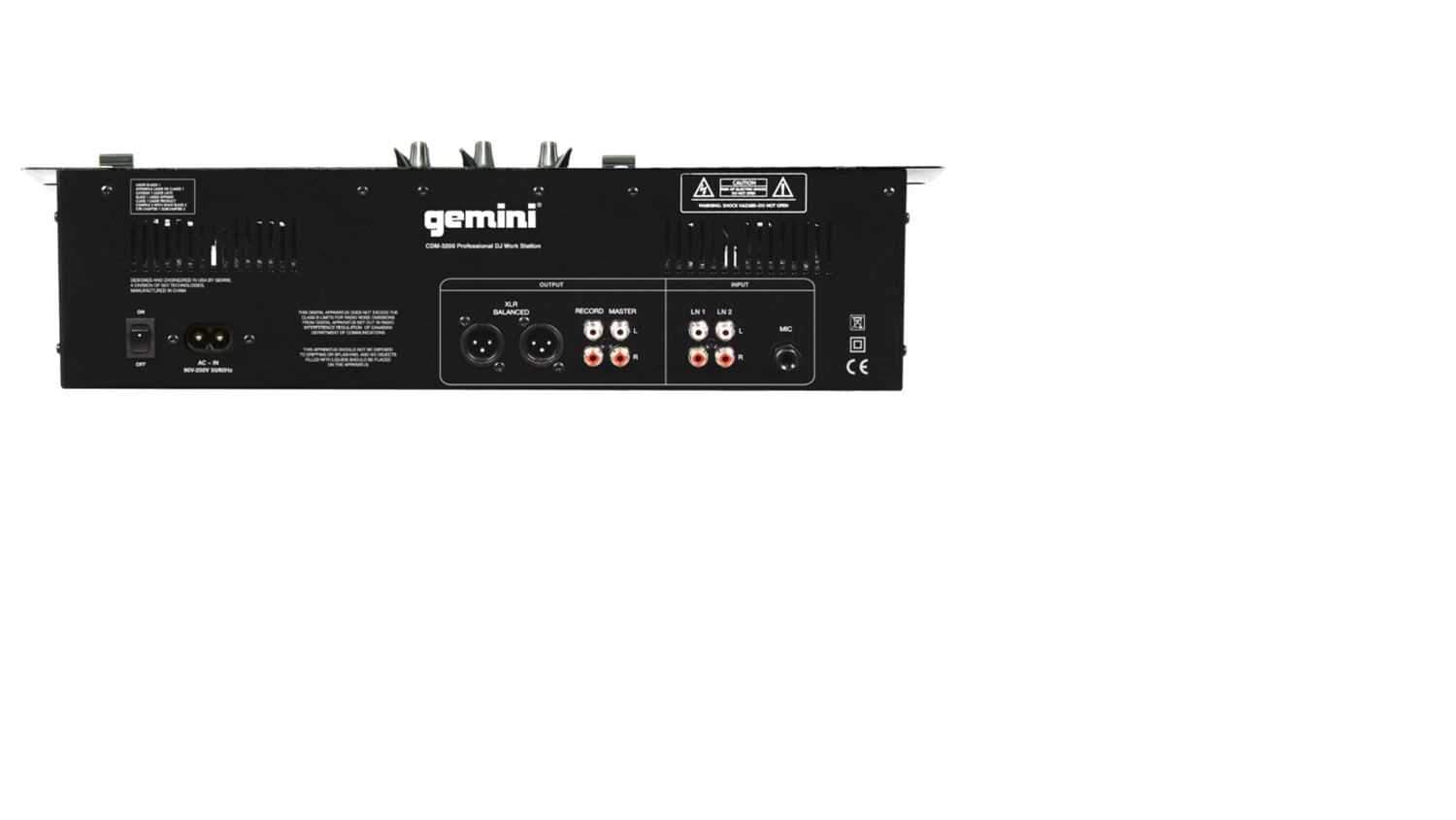 Gemini CDM-3200 Professional Dual CD Player - ProSound and Stage Lighting