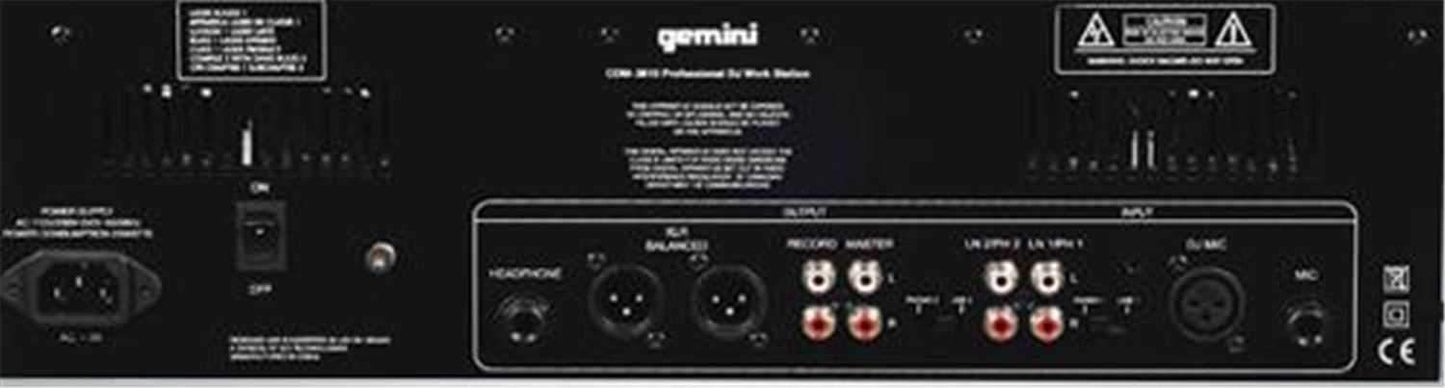 Gemini CDM-3610 MP3/ CD Player with Mixer System - ProSound and Stage Lighting
