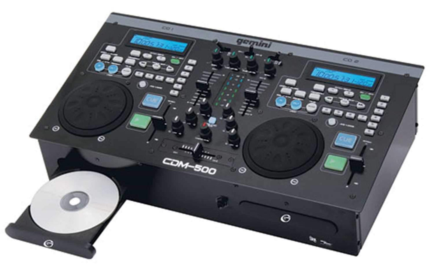 Gemini DJ CD Player Mixer Combo Player - ProSound and Stage Lighting