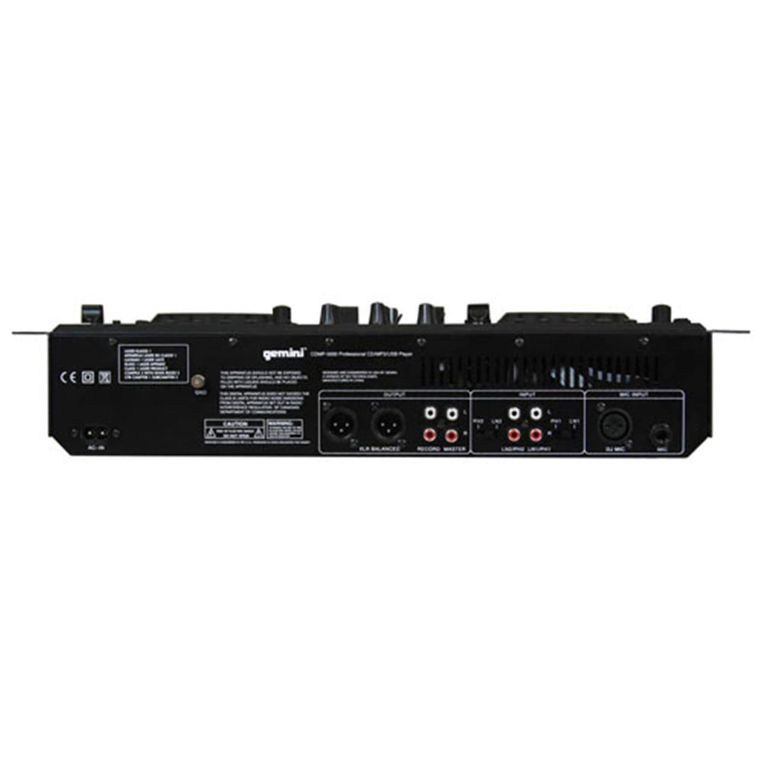 Gemini CDMP-5000 Dual CD/MP3/USB Mixer Combo - ProSound and Stage Lighting