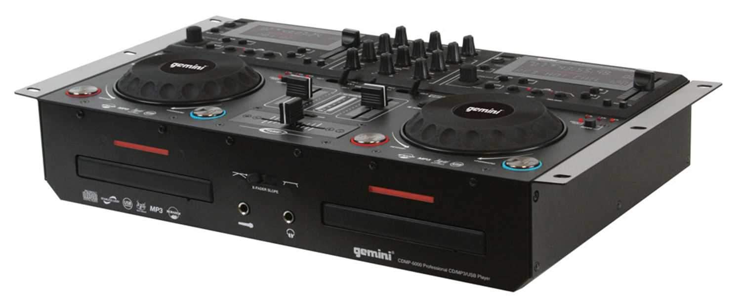 Gemini CDMP-6000 Dual CD/MP3/USB & Mixer Console - ProSound and Stage Lighting