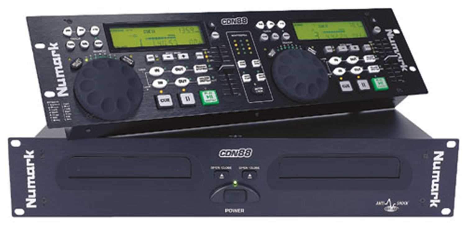 Numark CDN88 Dual CD Player With Scratching FX - ProSound and Stage Lighting