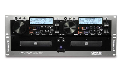 Numark CDN450 Rack Mount Dual DJ MP3 / CD Player - ProSound and Stage Lighting