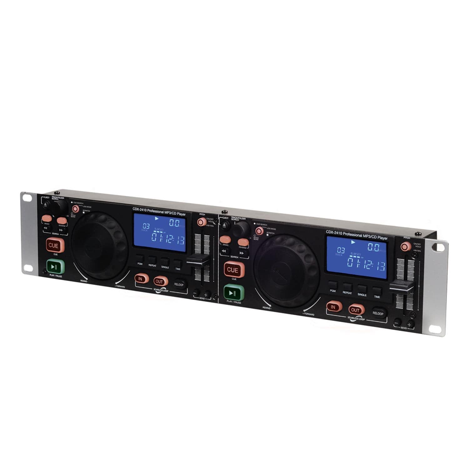 Gemini CDX-2410 Dual Rack Mount MP3/ CD Player - ProSound and Stage Lighting