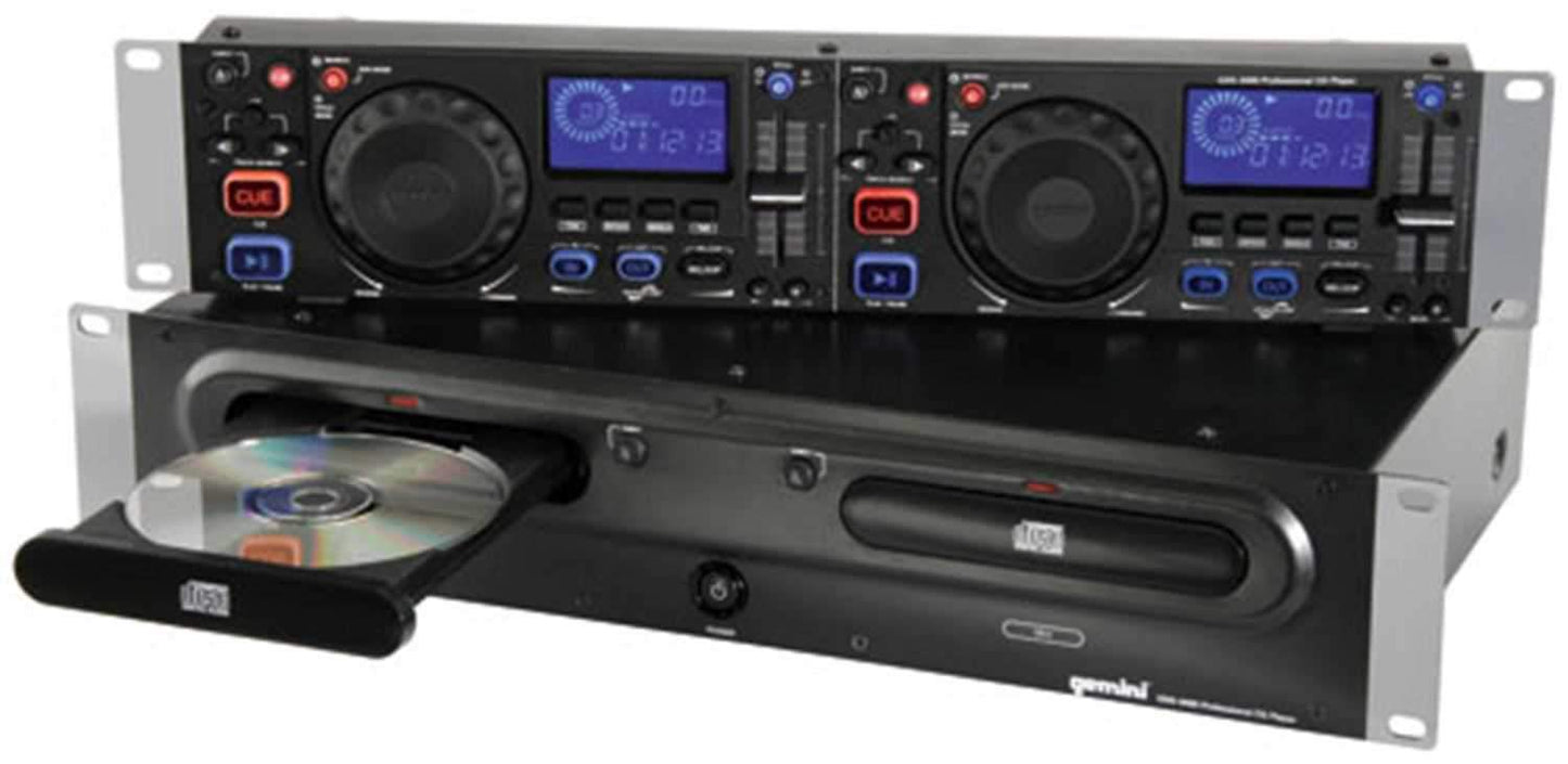 Gemini CDX2400 Dual Rack CD Player - ProSound and Stage Lighting