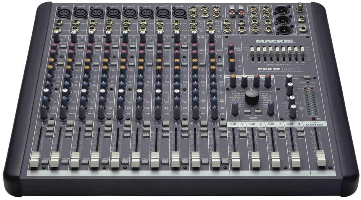 Mackie CFX 12MKII 12 Channel Live Sound Mixer with Fx - ProSound and Stage Lighting