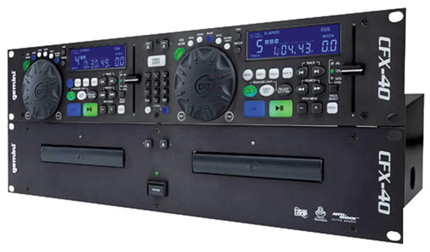 Gemini CFX40 Dual CD Player - ProSound and Stage Lighting