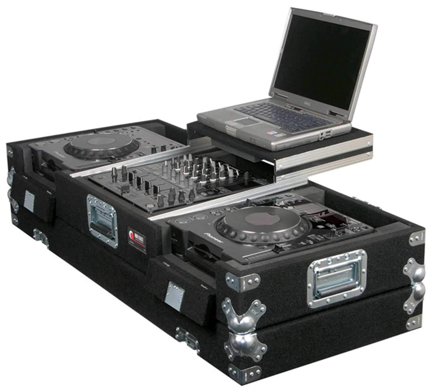 Odyssey CDG12CDJ 2 CD Players/ 12" Mixer Case - PSSL ProSound and Stage Lighting
