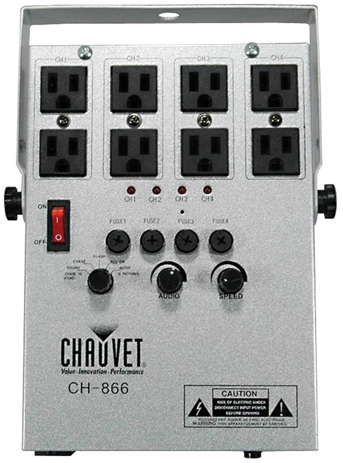 Chauvet CH-866 4 Channel Sound Activated Contoller - ProSound and Stage Lighting