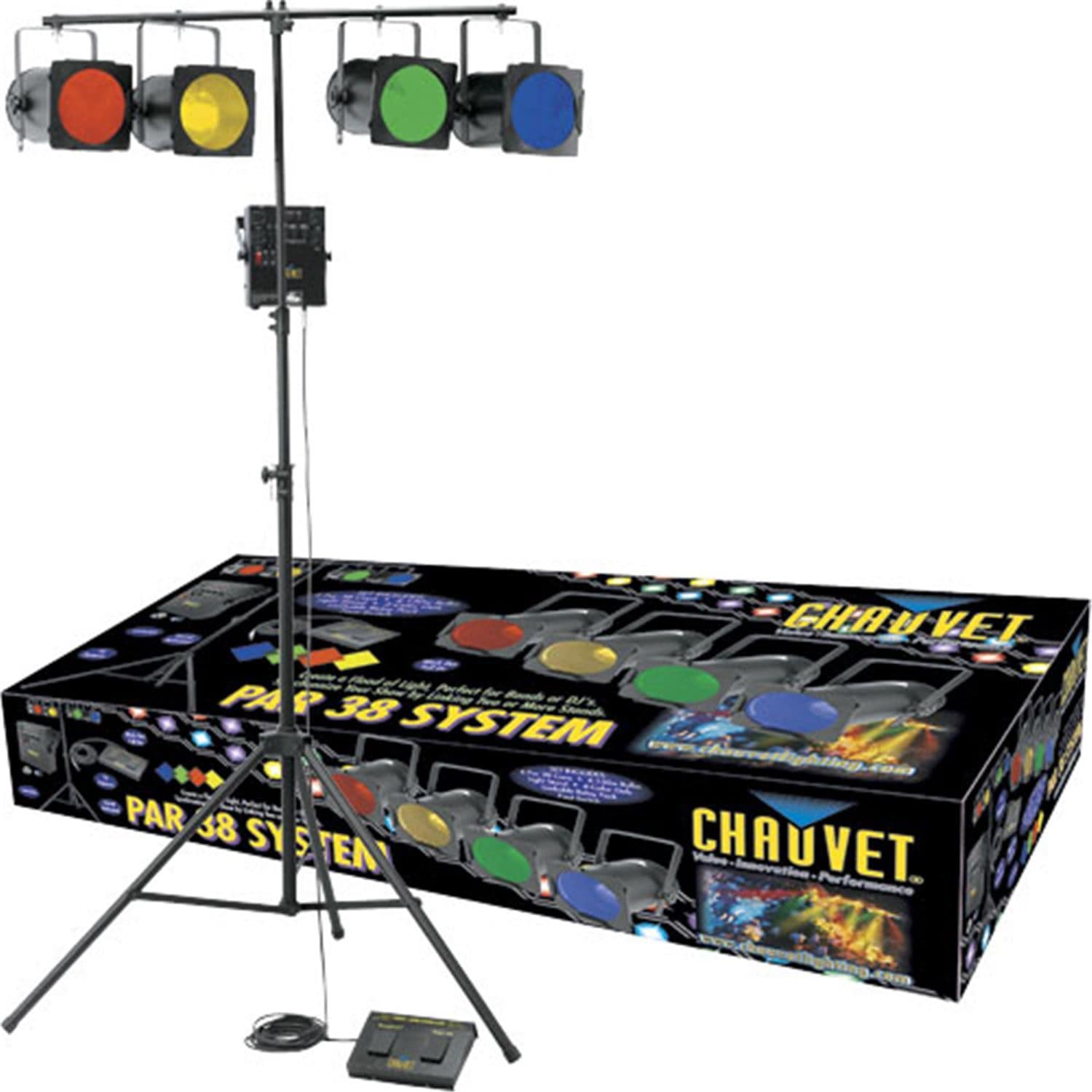 Chauvet PAR 38 Package with Stand And Controller - ProSound and Stage Lighting