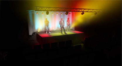 Chauvet 15 x 10 Stage Gold Lighting Package - PSSL ProSound and Stage Lighting
