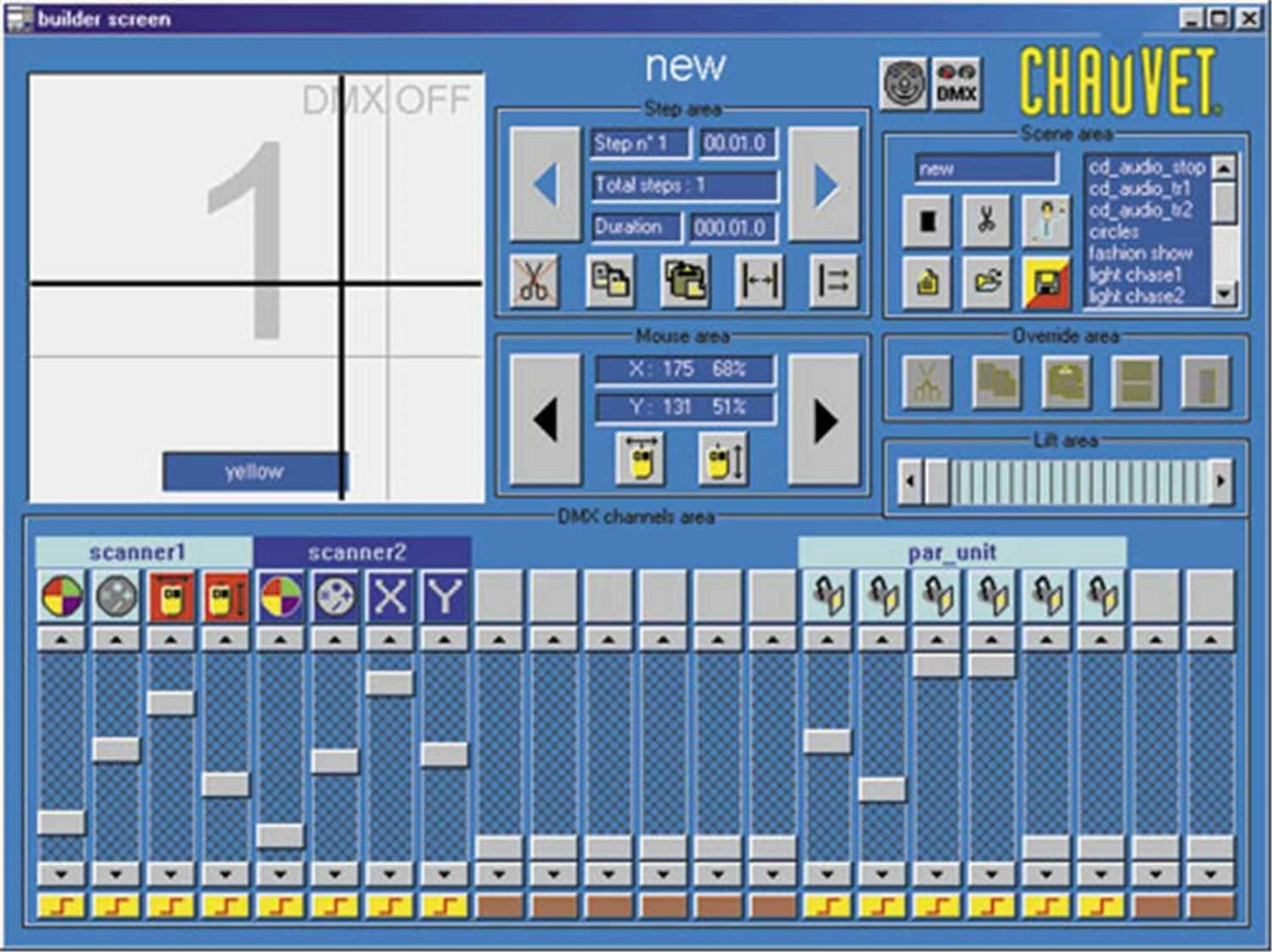 Chauvet SHOWXPRESS Plus Computer DMX Software - ProSound and Stage Lighting