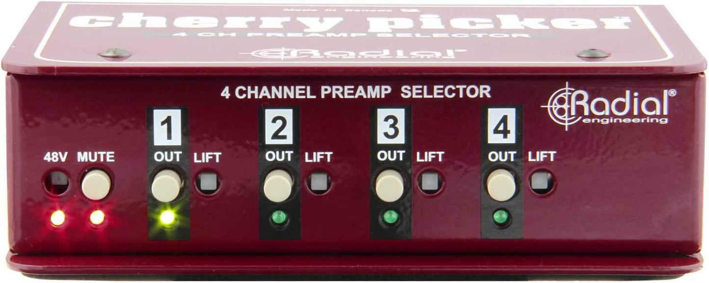 Radial Cherry Picker Passive 1x4 Selector - ProSound and Stage Lighting