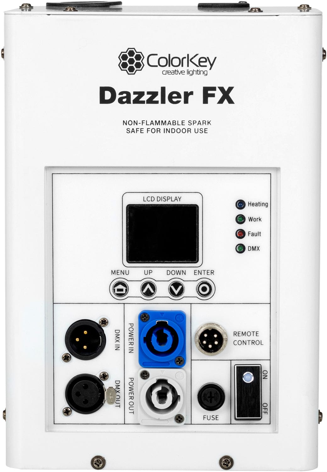 ColorKey Dazzler FX Cold Spark Machine White - PSSL ProSound and Stage Lighting