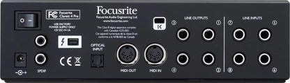 Focusrite Clarett 4Pre Thunderbolt Audio Interface - ProSound and Stage Lighting