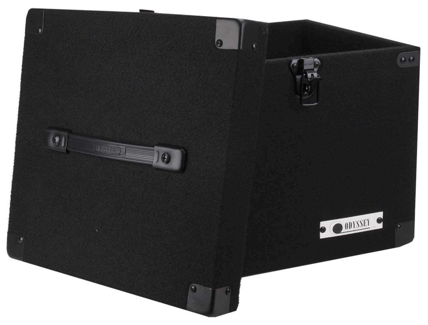 Odyssey CLP-090-E Carpeted Case for Vinyl LP Records - Fits 90 LP's - ProSound and Stage Lighting