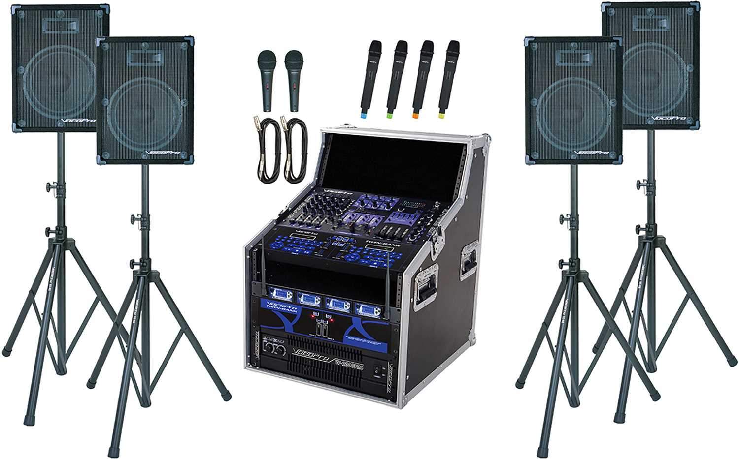 VocoPro Club-HD9500 2000w Professional Club System - ProSound and Stage Lighting