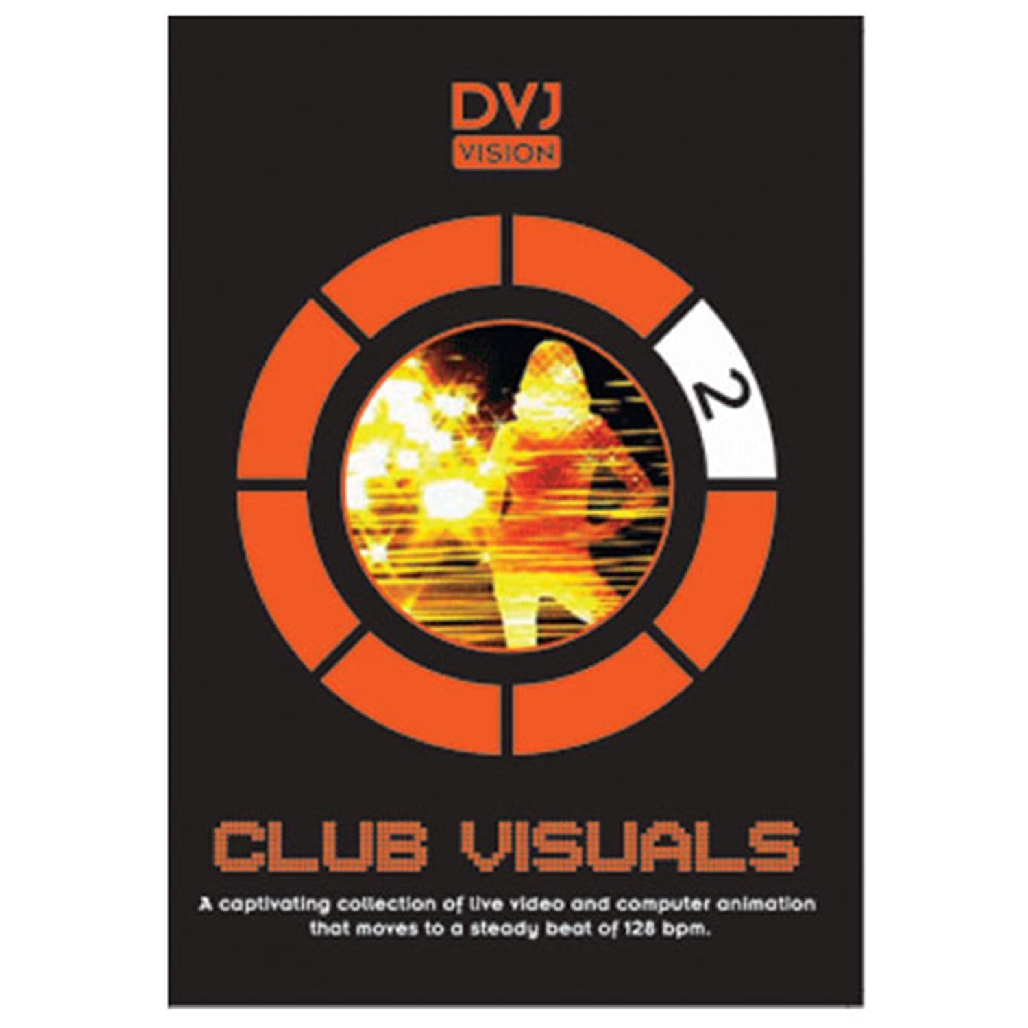DVJ Vision CLUB-VISUALS-II DJ Visual Animation Loops DVD - ProSound and Stage Lighting