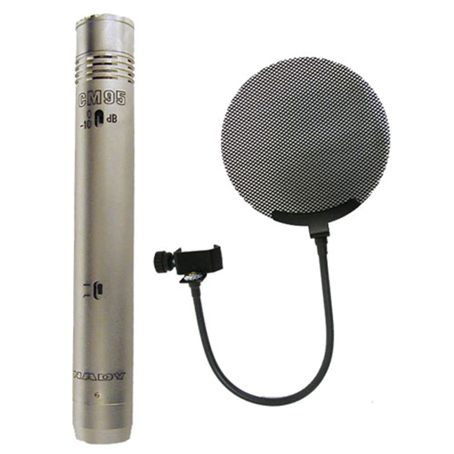 Nady CM95MICPACK Cm95 Mics Plus Pop Filter Pack - ProSound and Stage Lighting