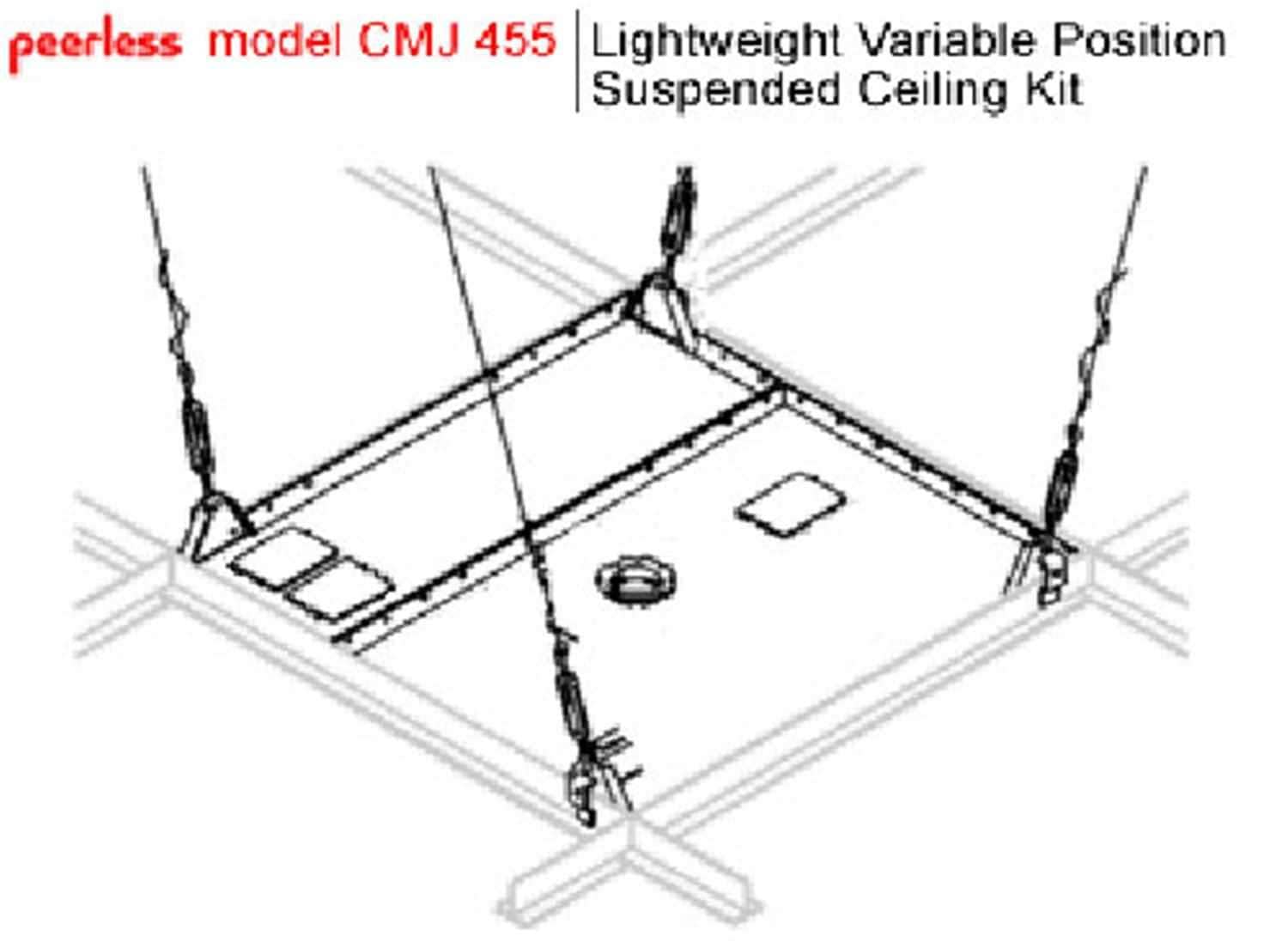 Peerless CEILING Mount Plate For LCD Projector - ProSound and Stage Lighting
