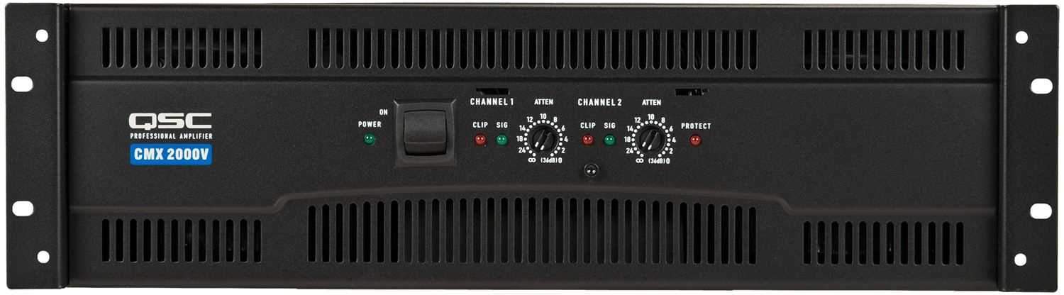 QSC CMX2000V Contractor Power Amplifier - ProSound and Stage Lighting