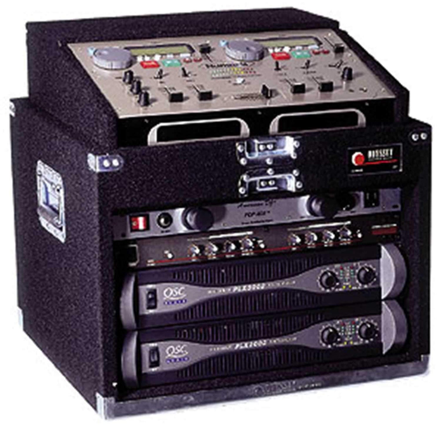 Odyssey CNMCM106 CD-Mix1 Case with 6 Racks Black - ProSound and Stage Lighting