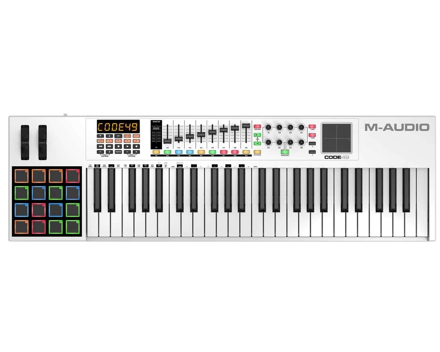 M-Audio CODE 49 USB MIDI Keyboard Controller Black - ProSound and Stage Lighting