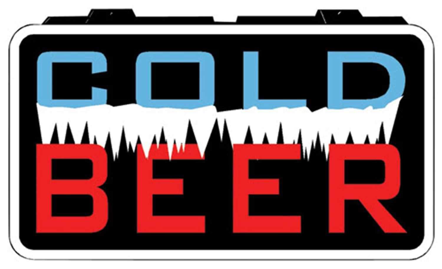 Tecart ColdBeer 13 x 24 Lighted Sign - ProSound and Stage Lighting