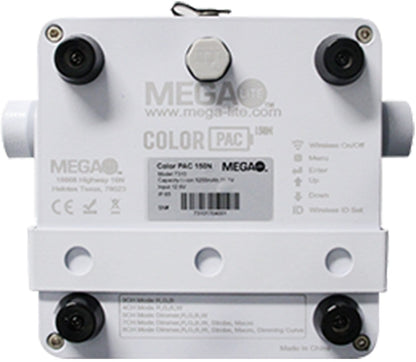 Mega-Lite Color Pac 150N 15-Watt RGBW LED Light - White - PSSL ProSound and Stage Lighting