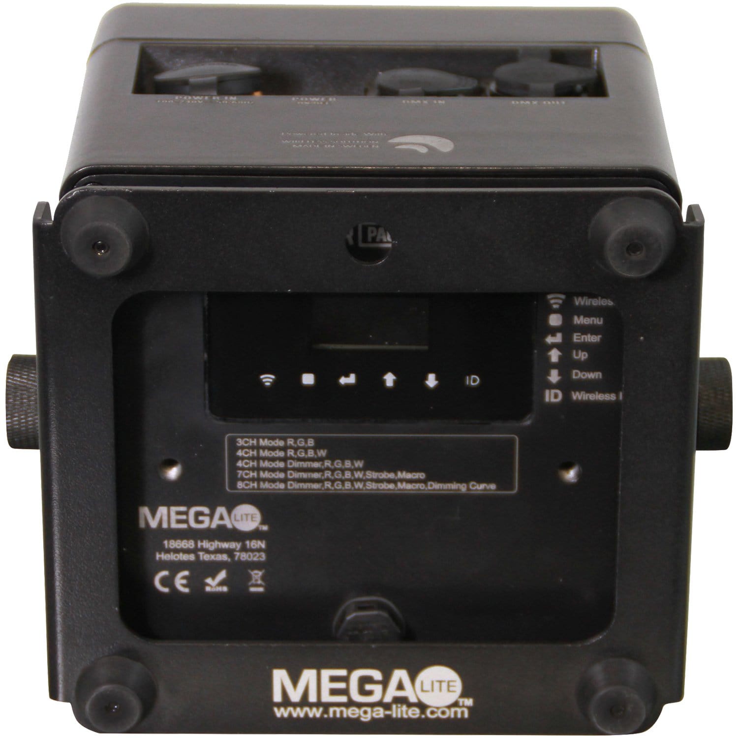 Mega Lite Color Pac Q900 Battery-Operated Wireless RGBW LED Par Light - ProSound and Stage Lighting