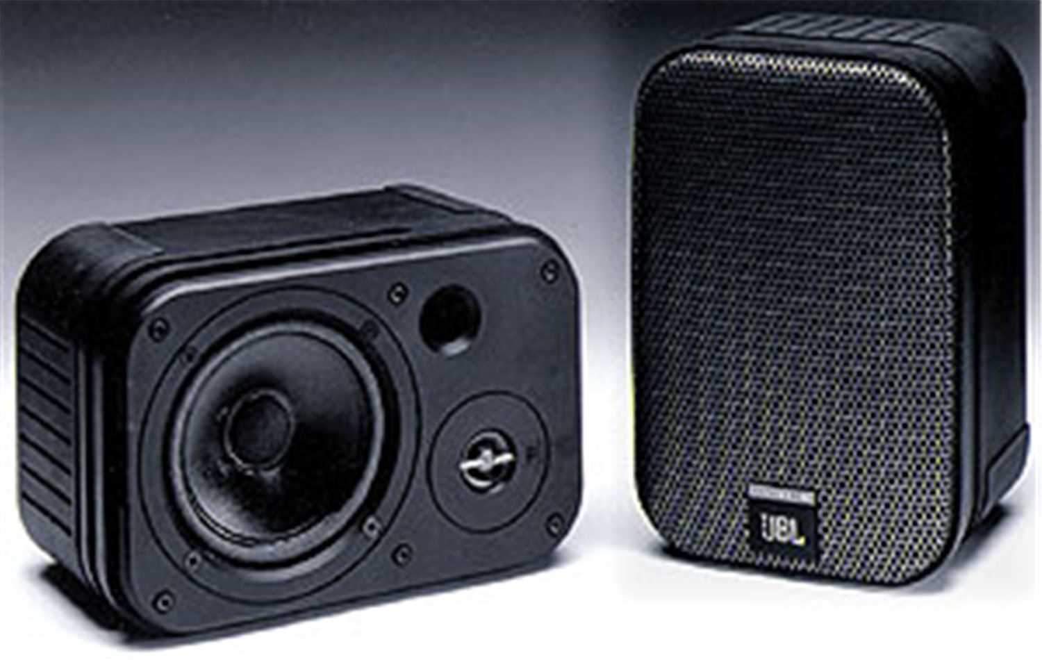 JBL CONTROL-1 Black Nearfield Monitor Pair - ProSound and Stage Lighting