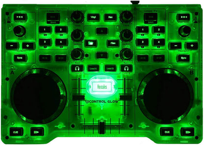 Hercules DJ Control Glow Dual Deck DJ Controller - ProSound and Stage Lighting