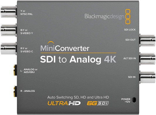 Blackmagic Design Mini Converter SDI to Analog 4K - ProSound and Stage Lighting