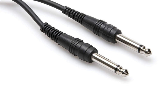 Hosa CPP-103 1/4inch to 1/4inch Mono Cable 3 ft - ProSound and Stage Lighting