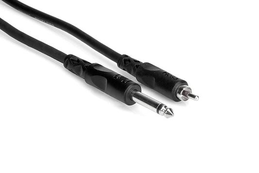 Hosa CPR-103 Interconnect 1/4" TS to RCA Cable 3 Foot - PSSL ProSound and Stage Lighting
