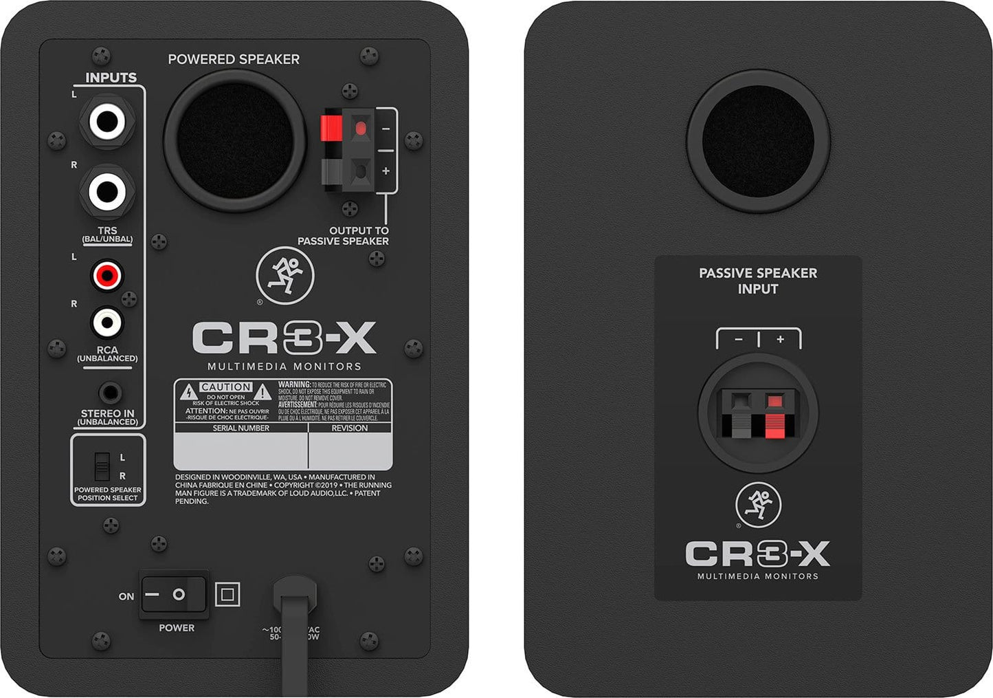 Mackie CR3 X 3In Multimedia Monitors Pair - PSSL ProSound and Stage Lighting