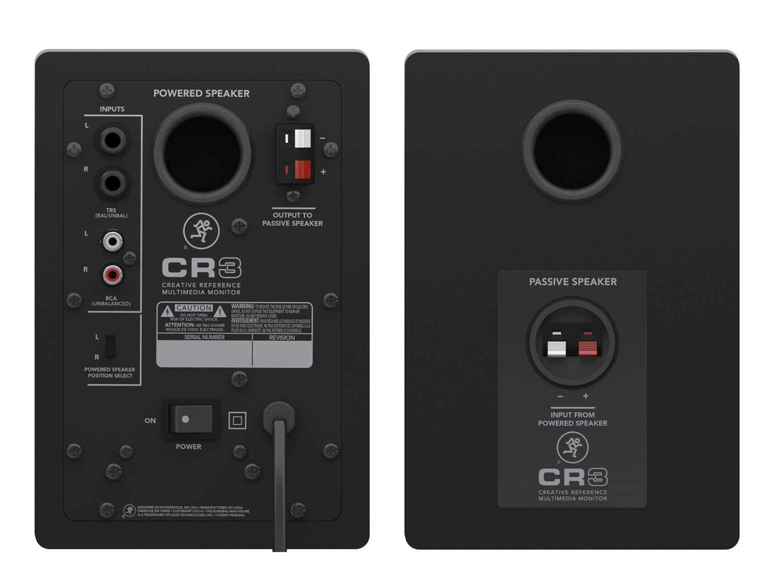 Mackie CR3 Creative Reference Multimedia Monitors Pair - ProSound and Stage Lighting