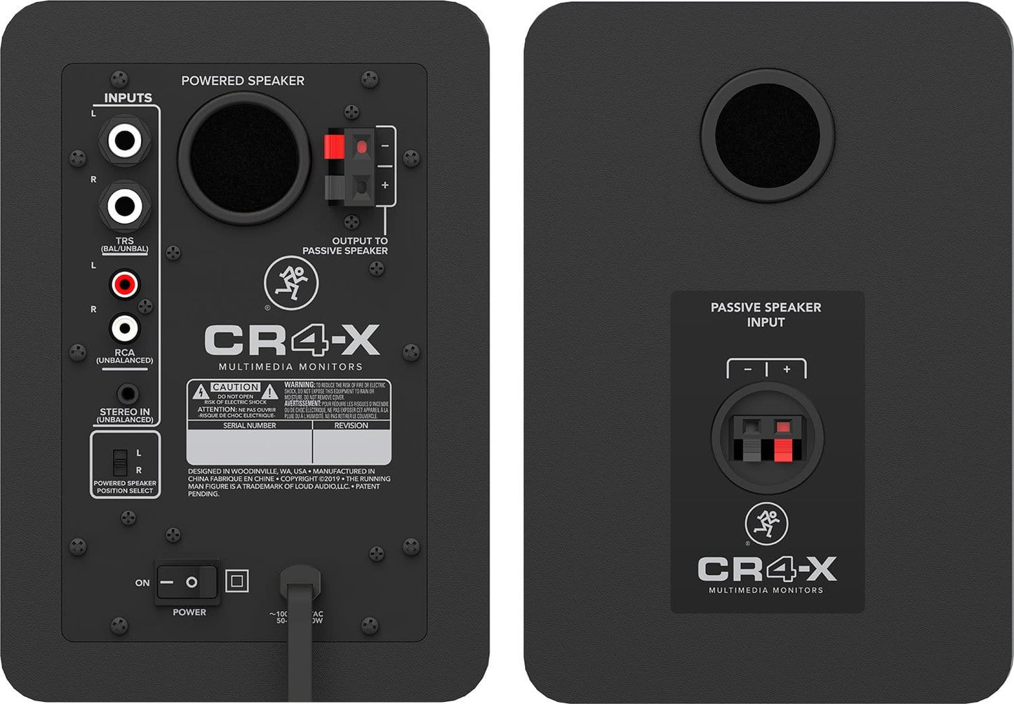 Mackie CR4 X 4In Multimedia Monitors Pair - PSSL ProSound and Stage Lighting