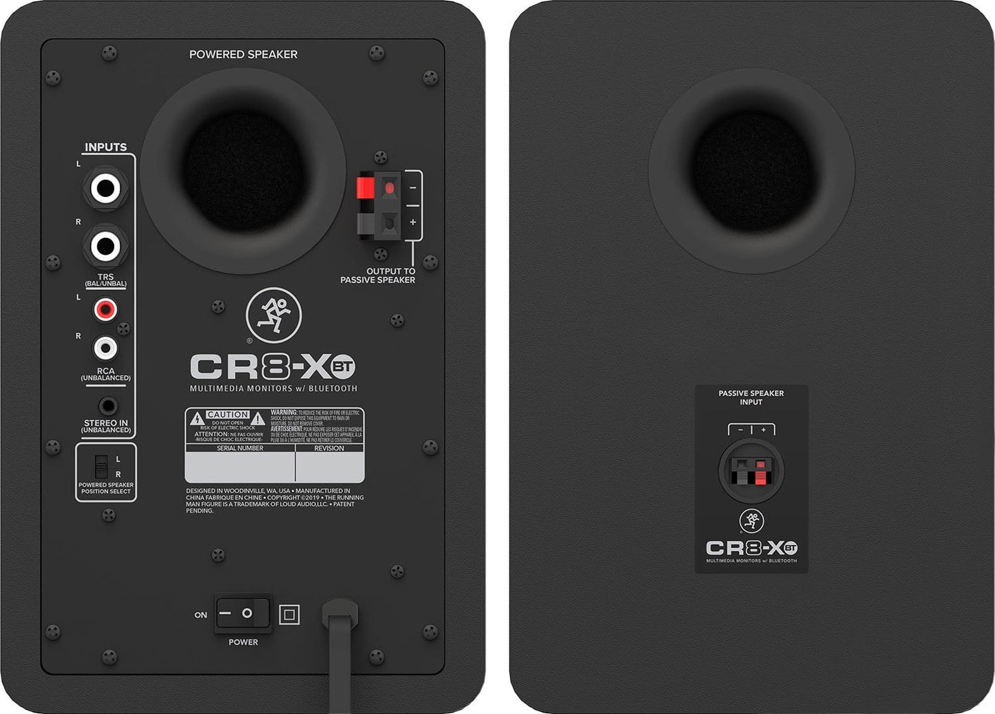 Mackie CR8 XBT 8In Monitors With Bluetooth Pair - PSSL ProSound and Stage Lighting