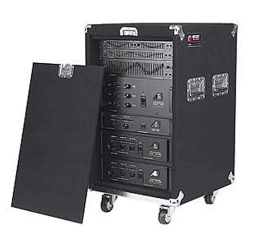 Odyssey CRP16W 16 Space Carpeted Rack Case with Whl - ProSound and Stage Lighting