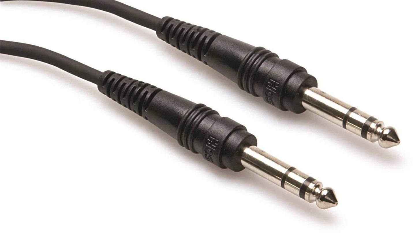 Hosa CSS-103 3 Ft Balanced TRS 1/4-Inch to TRS 1/4-Inch Cable - ProSound and Stage Lighting