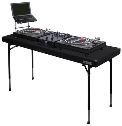 Odyssey CTBC-2060 60-Inch x 20-Inch Carpeted Folding DJ Table - ProSound and Stage Lighting