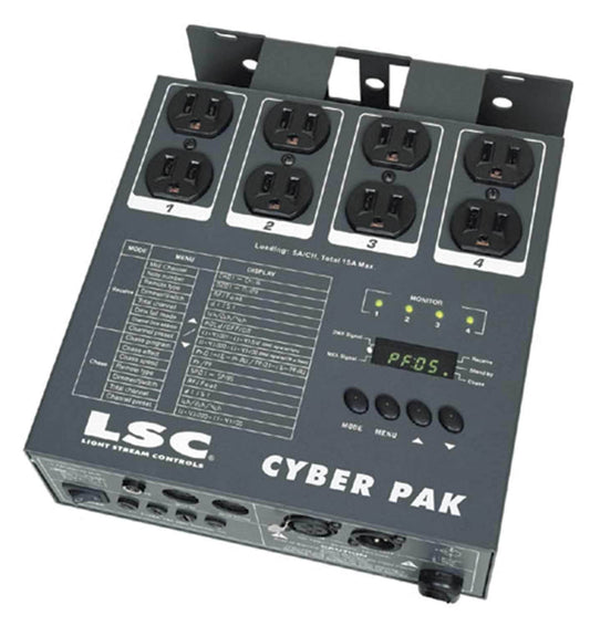 ADJ American DJ Cyber Pack 4 Channel DMX Midi Dimmer Pack - ProSound and Stage Lighting